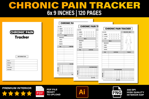 Download Chronic Pain Tracker Interior Kdp - Tracker Collection