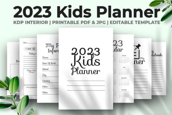 Download 2023 Kids Planner KDP Interior - Premium Resources