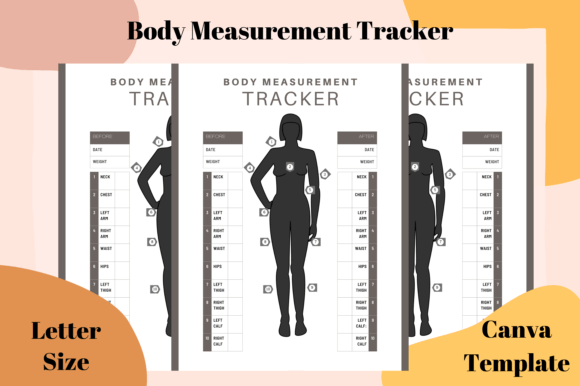 Download Weight Loss Tracker - Canva Template - Tracker Collection