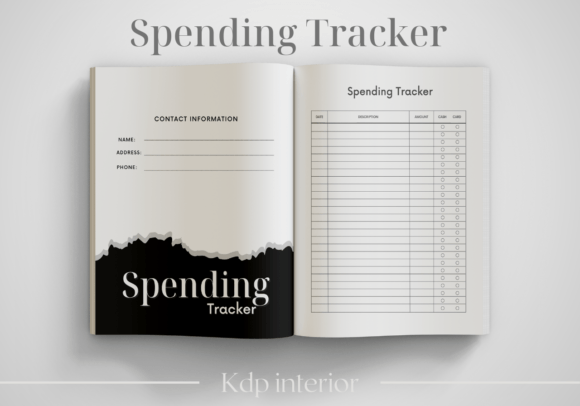 Download Spending Tracker - KDP Interior - Tracker Collection